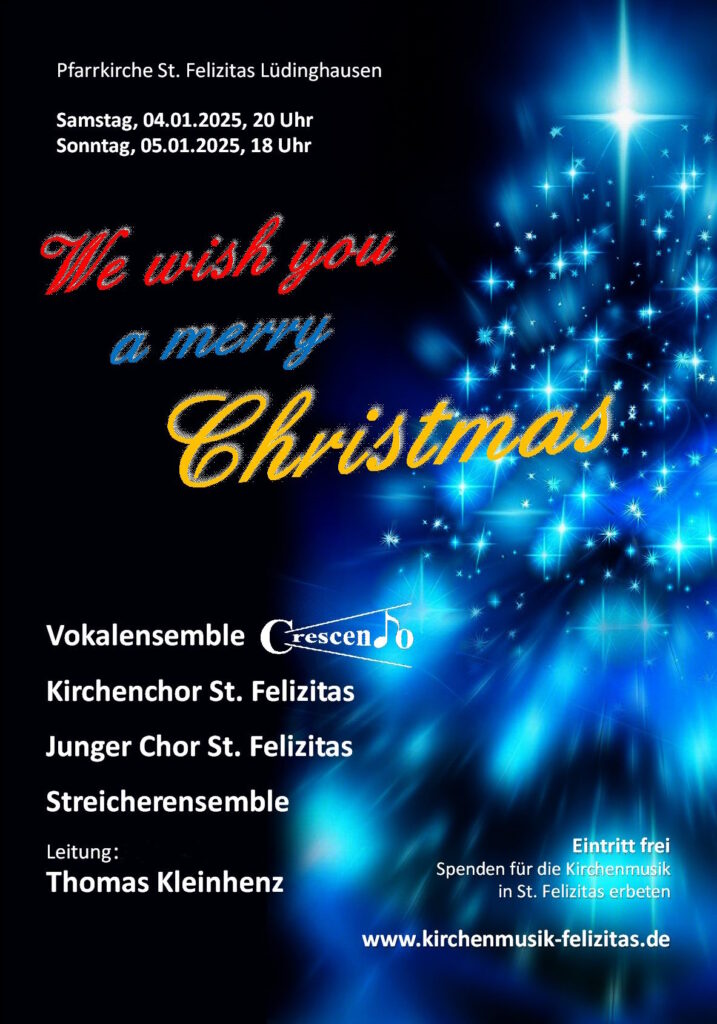 Plakat Weihnachtskonzerte neu